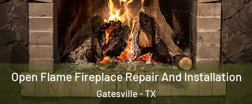  Open Flame Fireplace Repair And Installation Gatesville - TX